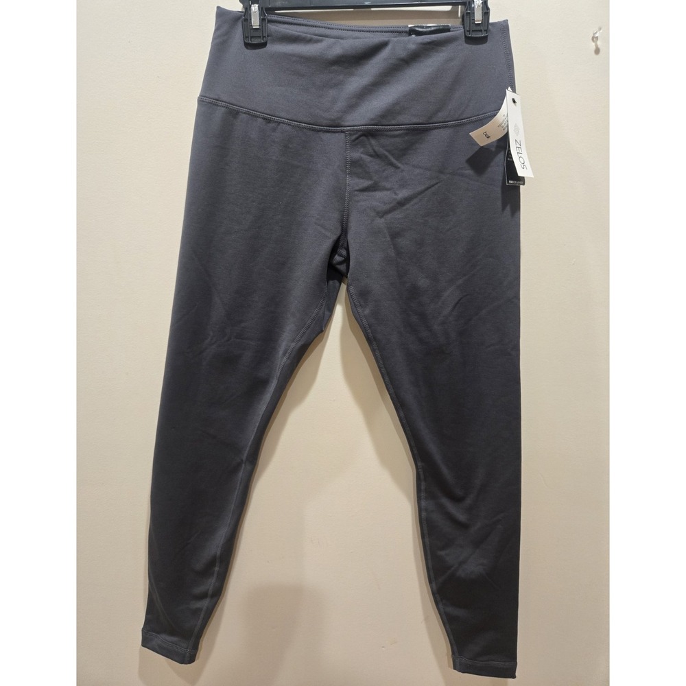 NWT Zelos Core Legging Fleece Lined Slate Gray 7/8 Ankle Leggings Women M